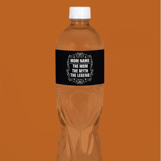 Persoonlijke Moederdag Waterfles Etiket
