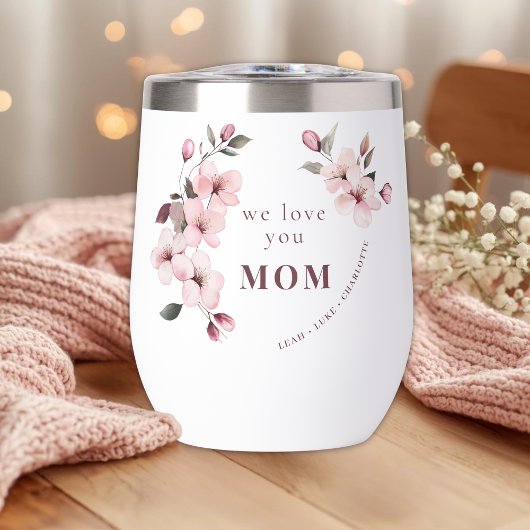 Persoonlijke Moederdag Wijn Tumbler