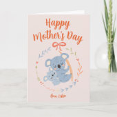 Persoonlijke Moederdagkaart Kaart (Voorkant)