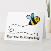Persoonlijke Moederdagkaart met drukke hommel Kaart (Voorkant)