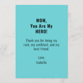 Persoonlijke Moederdagkaart met Moederkracht Kaart (Achterkant)