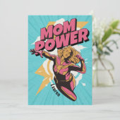 Persoonlijke Moederdagkaart met Moederkracht Kaart (Staand voorkant)