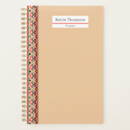 Persoonlijke moeders verjaardag Indien Beige minim Planner