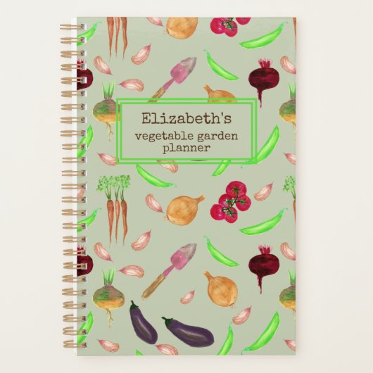 persoonlijke moestuin planner (Voorkant)