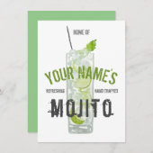 Persoonlijke Mojito Kaart (Voorkant / Achterkant)