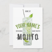 Persoonlijke Mojito Kaart (Voorkant)