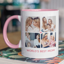Persoonlijke mok 'Beste moeder ter wereld' met 8 f