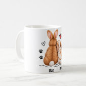 Persoonlijke Mok Bunny Koppel (Voorkant links)