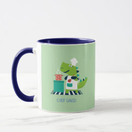 Persoonlijke mok Dinosaur Chef
