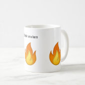 Persoonlijke, Mok Emoji | Je bent warm! (Voorkant rechts)
