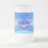 Persoonlijke Mok Flamingo Art Glass voor papa (Center)