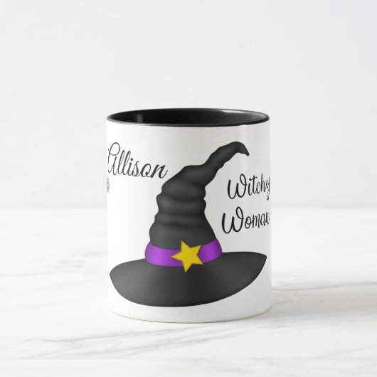 Persoonlijke Mok Halloween heks (Midden)