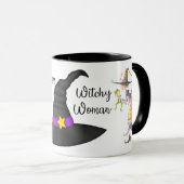 Persoonlijke Mok Halloween heks (Voorkant rechts)