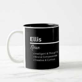 Persoonlijke mok met de naam Ellis voor jongens De