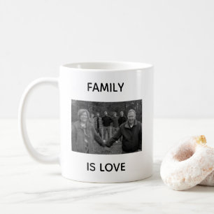 Persoonlijke mok met 'Familie is Liefde' – Op maat
