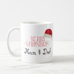Persoonlijke mok met foto van mama en papa - kerst