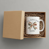 Persoonlijke mok met geruite patchwork