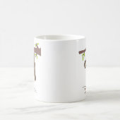 Persoonlijke Mok met koffie-kastjes voor haar (Center)