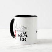 Persoonlijke mok met liefde en monument (Voorkant links)