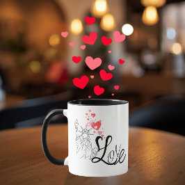 Persoonlijke mok met liefde en monument