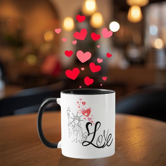 Persoonlijke mok met liefde en monument