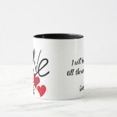 Persoonlijke mok met liefde en monument (Midden)