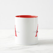 Persoonlijke mok met monogram (Midden)
