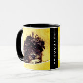 Persoonlijke mok met Schnoodle-hond (Voorkant links)