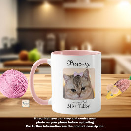 Persoonlijke mok Purrty Cat