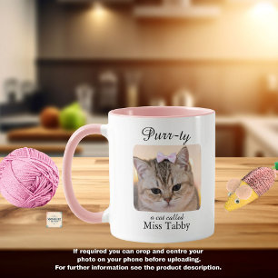 Persoonlijke mok Purrty Cat