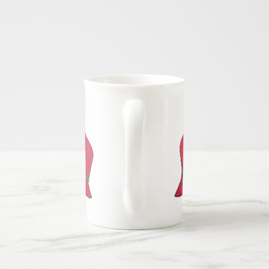 Persoonlijke Mok Rode Pet (Achterkant)