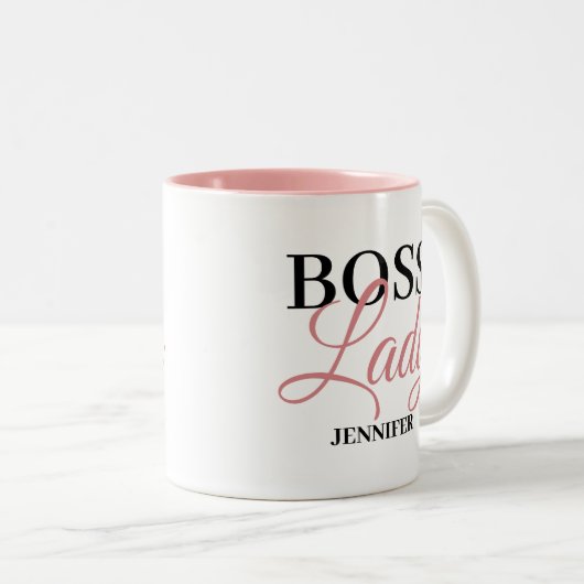 Persoonlijke Mok van de Boss Lady (Voorkant rechts)