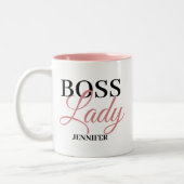 Persoonlijke Mok van de Boss Lady (Links)