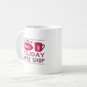 Persoonlijke mok van de kerstcafé (Voorkant links)