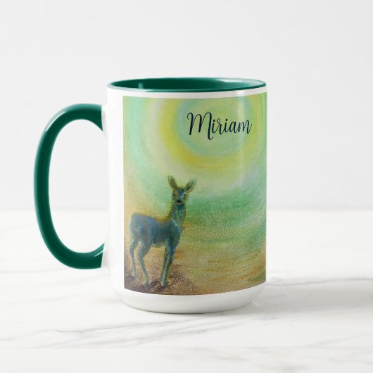 Persoonlijke Mok van Forest Deer Sunlight Sweet (Links)