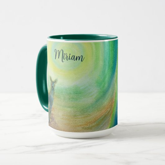 Persoonlijke Mok van Forest Deer Sunlight Sweet (Voorkant links)