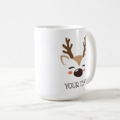 Persoonlijke Mok van rendierwarme cacao of koffie (Voorkant rechts)