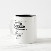 Persoonlijke mok voor advocaten bedankcadeau (Voorkant links)