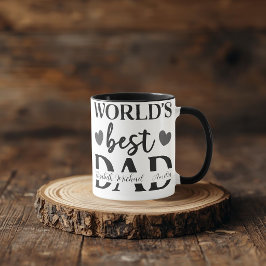 Persoonlijke mok voor de beste papa ter wereld