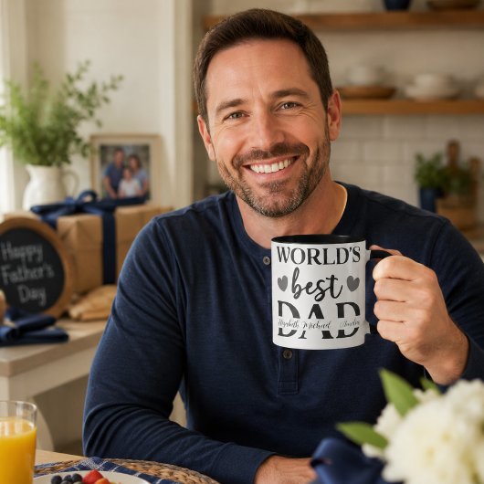 Persoonlijke mok voor de beste papa ter wereld