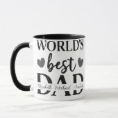 Persoonlijke mok voor de beste papa ter wereld (Links)