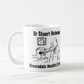 Persoonlijke mok voor een dokter (Links)