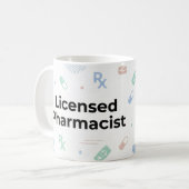 Persoonlijke mok voor gecertificeerde apothekers | (Voorkant links)