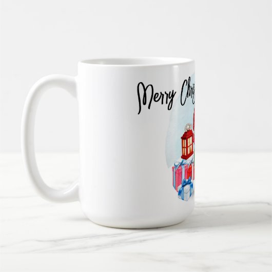 Persoonlijke Mok voor kerstkoffie (Links)