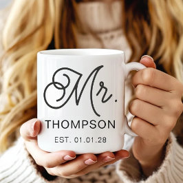 Persoonlijke mok voor man en vrouw jubileum cadeau