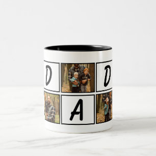 Persoonlijke mok voor papa Aangepast fotocadeau