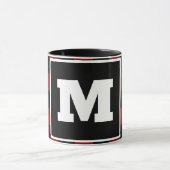 Persoonlijke Mok voor rode buffels met kerstmis (Midden)