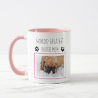 Persoonlijke Mokken voor honden - Boxer Mam