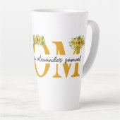 Persoonlijke MOM Latte Mok met kindernamen (Rechterhoek)