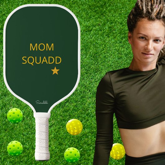 Persoonlijke Mom Squad Pickleball Geschenk Met Naa Paddle